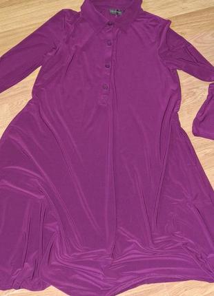 Платье-рубашка nina leonard, размер м/л (арт1680)