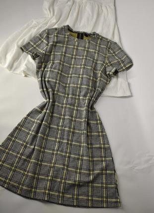 Стильне коротке плаття в клітку h&m xs-s та м6 фото