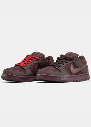 Чоловічі кросівки nike sb dunk low brown1 фото