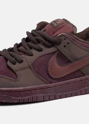 Чоловічі кросівки nike sb dunk low brown9 фото