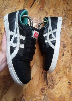 Кожаные замшевые кеды кеды asics onitsuka tiger