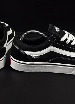 Чоловічі кросівки vans old skool black & white2 фото