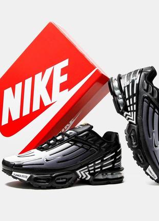 Чоловічі кросівки nike air max plus 3 white\black