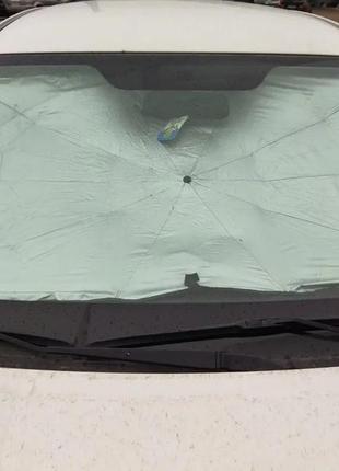 Автомобильный солнцезащитный зонтик на лобовое стекло 78х136 см8 фото