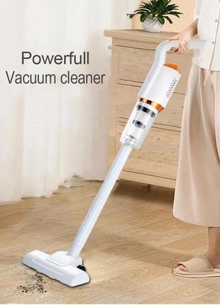 Акумуляторний пилосос без мішка vacuum cleaner 2000mah 120 вт бездротовий, вертикальний