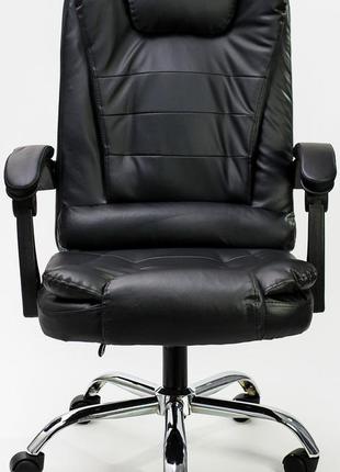 Крісло офісне diego чорне3 фото