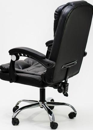 Крісло офісне diego чорне4 фото