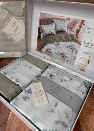 Комплект постельного белья выполнен из высококачественного микро страйп сатина9 фото