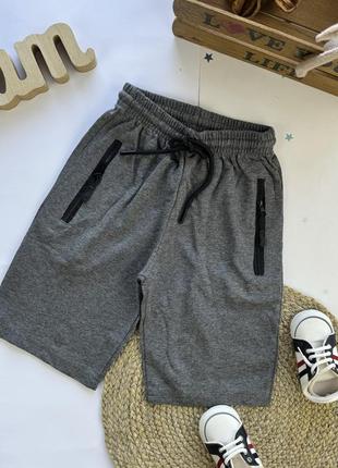 Шорты свет серые 13-16 лет