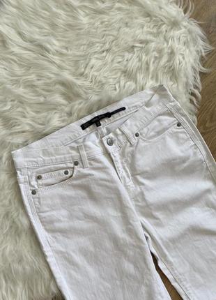 Білі прямі джинси oasis розмір 12r 38r3 фото