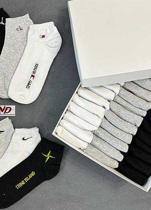 30 пар, шкарпетки найк, шкарпетки adidas, шкарпетки tommy hilfiger