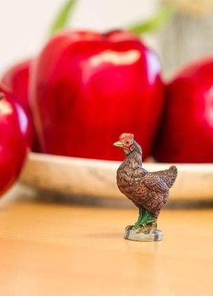 Фігурка safari ltd курка бантам, 4,09*2,50*5,30 см, "домашні фермерські тварини", 233129