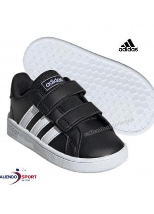 Снікерcи кросівки adidas grand court lifestyle hook and loop shoes