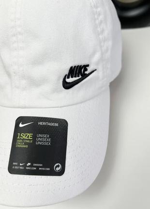 Кепка  бейсболка nike w nsw h86 futura classic cap white3 фото