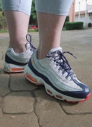 Кроссовки nike air max 95 navy.