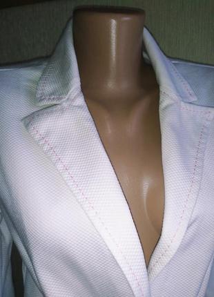 Tommy hilfiger фирменный белый пиджак3 фото