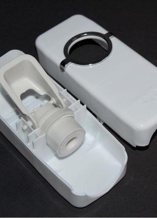 Дозатор автоматический зубной пасты toothpaste dispenser с держателем зубных щеток toothbrush holder5 фото