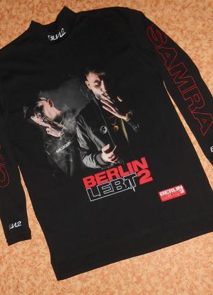 Лонгслів berlin lebt 2/capital bra/samra/german hip hop/мерч