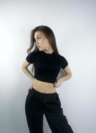 Базовий топ в рубчик2 фото