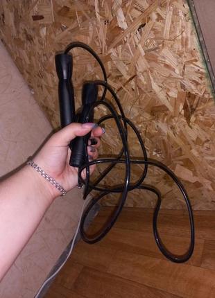 Скакалка атлетическая спортивная на подшипниках для фитнеса