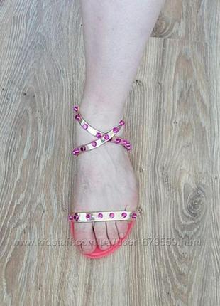 Босоножки colors of california 40 коралл силикон мыльницы