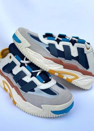 adidas blue niteball multicolored