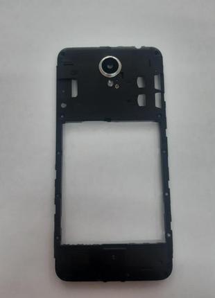 Средний корпус zte blade a520 со стеклом камеры сервисный оригинал с разборки