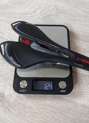 Сідло specialized s-works carbon, шкіра, 123 грам