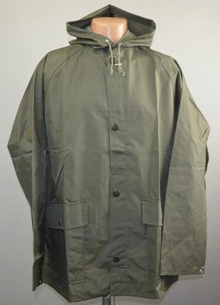 Непромокаемый, очень плотный влагозащитный костюм. олива (xl-2xl) в идеале