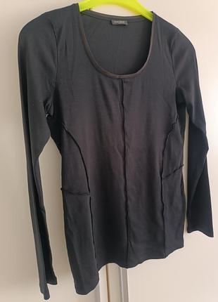 Чорний лонгслів hauber