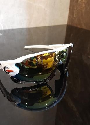 Окуляри спортивні oakley jawbreaker, ,flight jacket для вело, біг