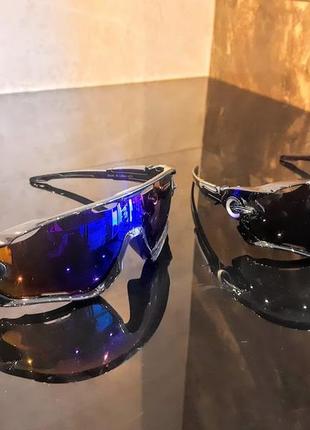 Окуляри спортивні oakley jawbreaker, ,flight jacket для вело, біг11 фото