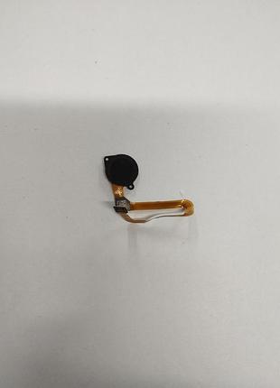 Шлейф xiaomi redmi 10c/poco c40 со сканером отпечатка пальца (touch id) черного цвета