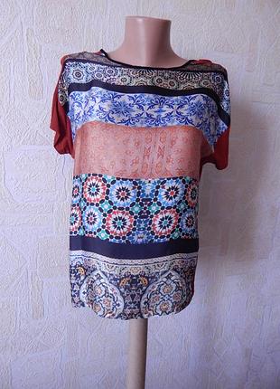 Комбінована блуза