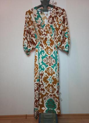Шелковое платье от cecile wang