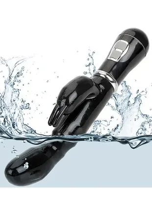 Вібратор bunny 12 режимів - чорний