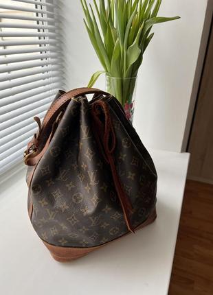 Вінтажна оригінальна сумка louis vuitton noe large monogram canvas shoulder bag1 фото