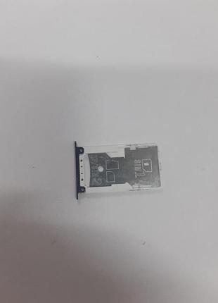 Тримач sim карти xiaomi redmi note 4x, чорний оригінал