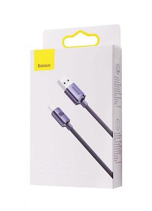 Кабель 100w baseus crystal shine series type-c 100w (2m)