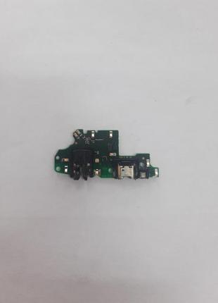 Шлейф (плата зарядки) huawei honor 10 lite (hry-lx1) с разъемом зарядки, с разъемом наушников, с микрофоном