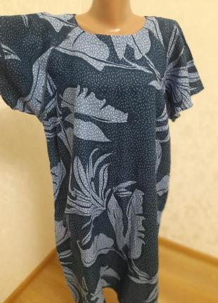 Лляна льняна пряма сукня великий розмір