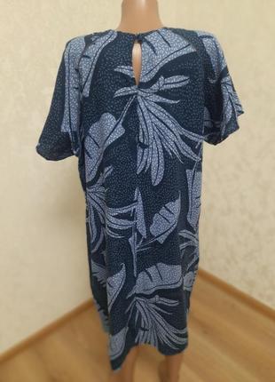 Лляна льняна пряма сукня великий розмір