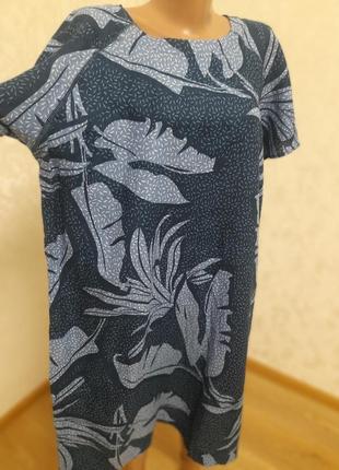 Лляна льняна пряма сукня великий розмір