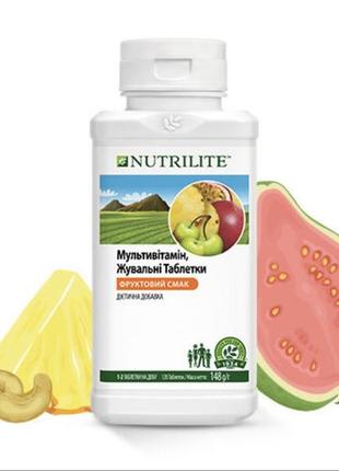 Nutrilite мультивитамин жевательные таблетки amway