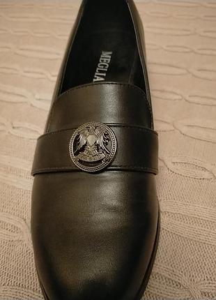 Лоферы кожаные