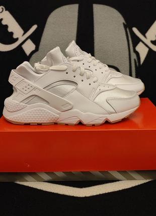 Оригинальн. кроссовки nike air huarache white platinum.