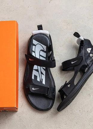 Мужские кожаные сандалии ns green