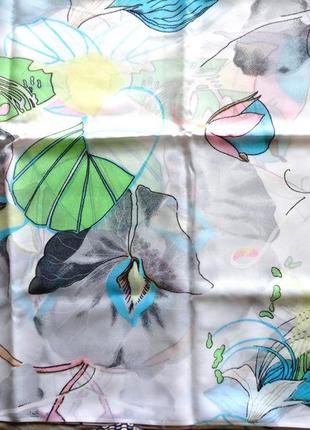 Ткань с рисунком под батик, япония 1970-х годов, новая, из хранения.