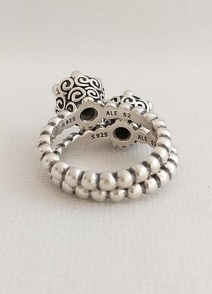 Pandora оригинал кольцо со шпинелью 6