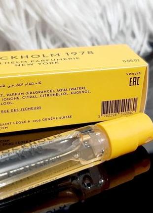 Vilhelm parfumerie stockholm 1978💥original пробник mini spray 2 мл